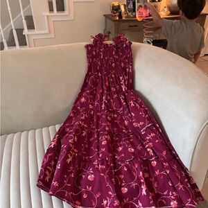 Hill House Ellie Burgundy Botanical XXS